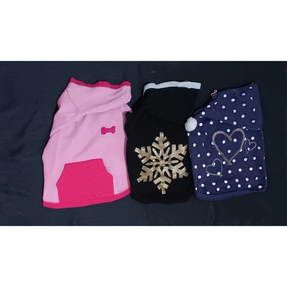 Assorted colored medium doggie shirts